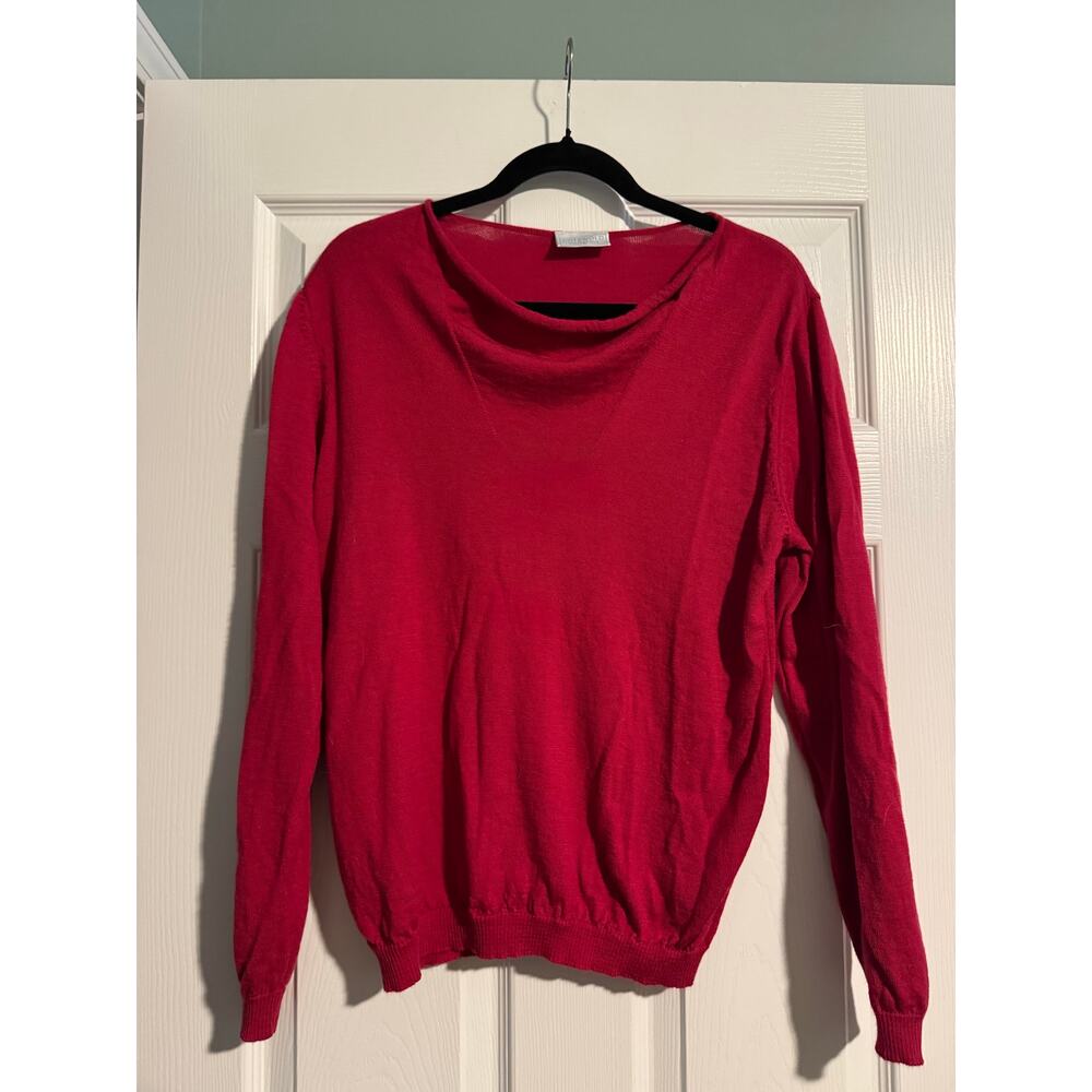Cowl Neck Merino Wool Sweater Size Medium